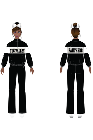 Relaxed Quarter Zip Jacket - Tug Valley High School