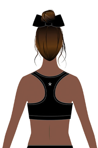 Crystal Crush Solid Racerback AthleticFlex Bra - Unleashed Athletics - PA
