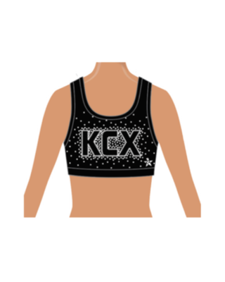 Black Sparkle Bra