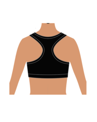 Black Sparkle Bra