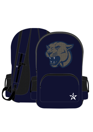 Rebel Satin Raven Backpack in Navy Blue - O’Fallon Carriel Junior High Cheer