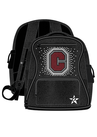 Faux Suede Rebel Dream Bag Plus in Black with Black Zipper - Capital Hill High School Dance