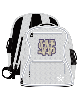 Opalescent Rebel Dream Bag with White Zipper- Ware Shoals High School