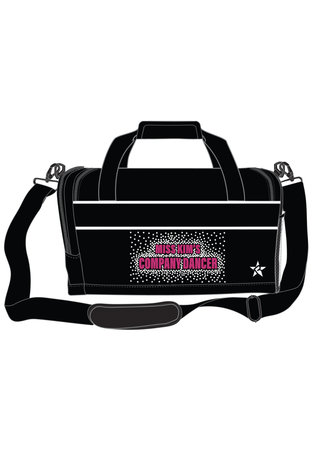Rebel Retro Duffle Bag in Black II - Miss Kim’s Dance and Cheer