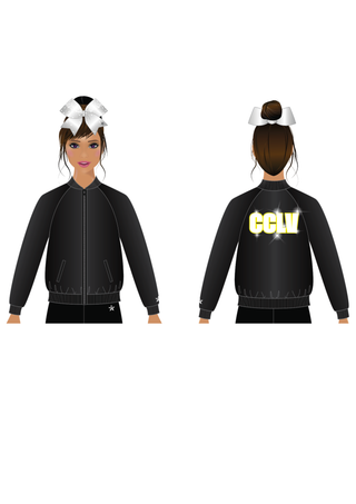 Satin Bomber Jacket - CheerCats Las Vegas