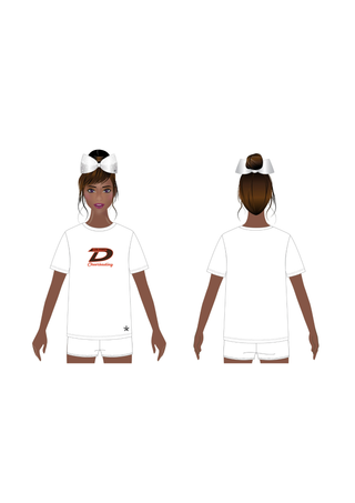 Unisex Tee Shirt in White - DeSale High School - KY