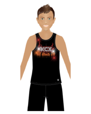 Boys Crystal Crush Tank- Optional - KCX Elite