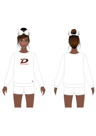 Crewneck Sweatshirt in White - DeSales High School