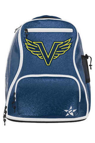 Navy Rebel Dream Bag Plus With White Zipper - Vernon Spirit Elite