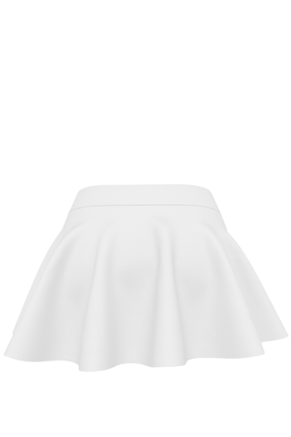 Flouncy Skirt in White