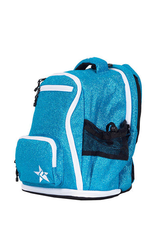 Peacock Rebel Baby Dream Bag with White Zipper