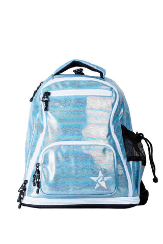 Luster in Cloud Rebel Baby Dream Bag with White Zipper