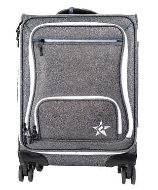 Limited Edition Slate Dream Luggage with White Zipper