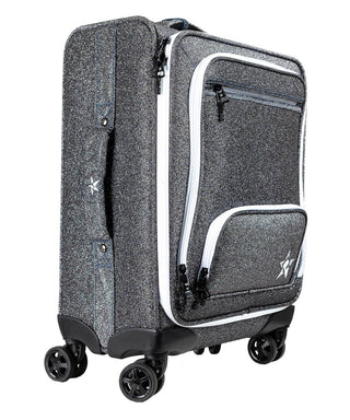 Limited Edition Slate Dream Luggage with White Zipper