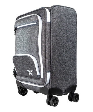 Limited Edition Slate Dream Luggage with White Zipper