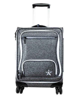 Limited Edition Slate Dream Luggage with White Zipper