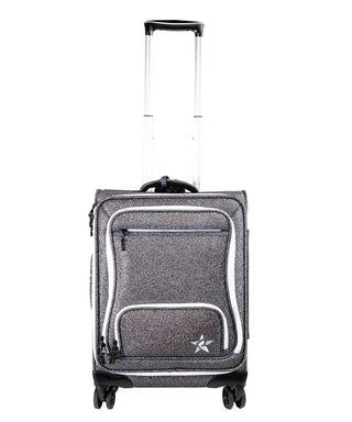 Limited Edition Slate Dream Luggage with White Zipper