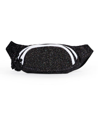 Youth Rebel Fanny Pack in Imagine - Black Glitter Fanny Pack Kids