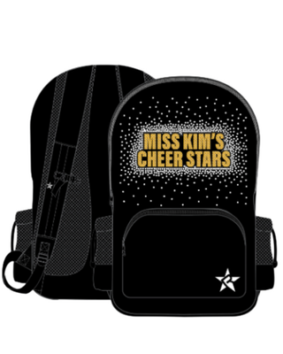 Rebel Raven Backpack Yellow Crystal - Miss Kim’s Dance and Cheer