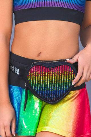 heart fanny pack