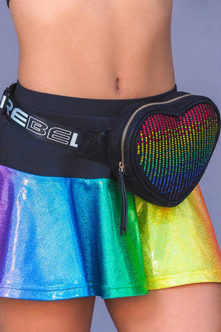 heart shaped fanny pack